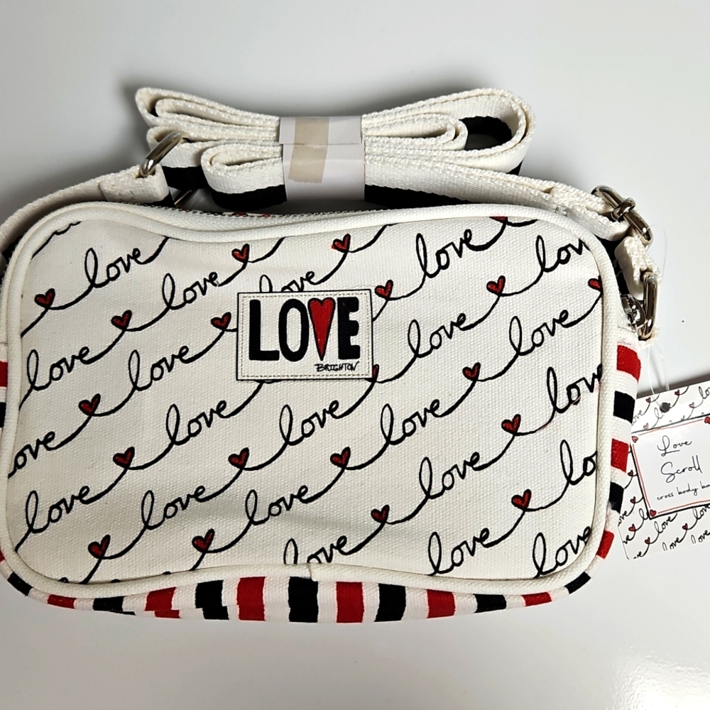 Brighton Love Print Crossbody Bag